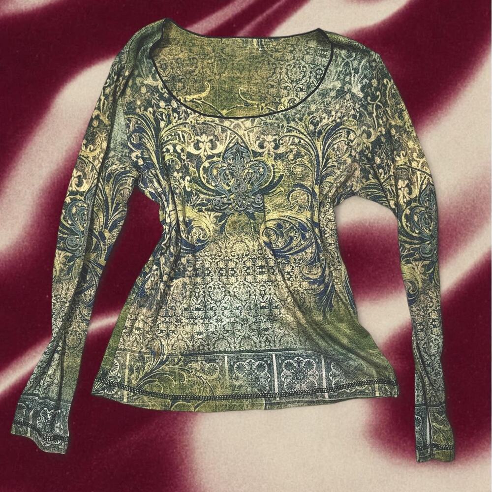 Vintage y2k distressed boho long